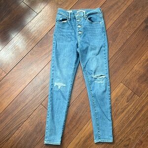 Levi mile high super skinny jeans